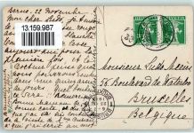 Bern 1913 Fahne Passepartout Verlag Künzli 1827 AK
