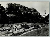 9057 Wasserauen - Bahnhof Ebenalpbahn Blick auf Bogarten- Marwies- Gloggeren und Altmann