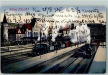 8000 Zürich - Dampflokomotoiven Bahnhof