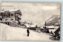 Gryon 1915 Les Diablerets Winter