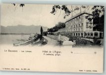Bouveret Hotel de L'Aiglon Propr. F. Lachaize Lac Leman