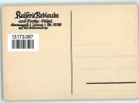 8000 Zürich - Kaisers Reblaube und Goethe-Stübli