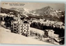 Chesières Hotel Belvedere Alpes vaudoises Winter