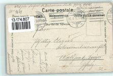 Matterhorn VS 1916 Valaisane Tracht Wappen Edelweiss Leontopodium alpinum