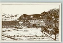 Leubringen Bernisches Kinder-Sanatorium Maison Blanche sign