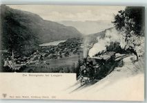 Lungern Brünigbahn Dampflokomotive