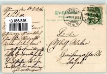Mumpf 1906 Bad Schönegg Blick auf Wallbach und Säckingen