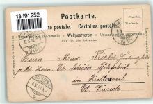Pilatus 1902 Schweizer Künstler-Postkarten Serie Vierwaldstättersee