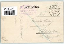 Klausenstrasse 1907 - Grenzstein zwischen Uri und Glarus