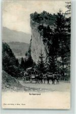 Splügen 1907 Splügenpost Postkutsche
