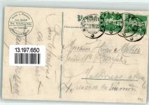 8268 Mannenbach-Salenstein 1909 - Hotel Pension Zum Schiff Radampfer Arenaberg