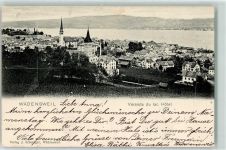 Wädenswil 1901 Veranda du lac Hotel
