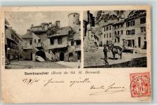 Sembrancher 1905 Esel