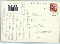 9044 Wald AR 1943 Foto AK Gasthaus und Metzgerei Schäfle , Mitarbeiter stehen vor dem Haus . sehr gute Erhaltung AK