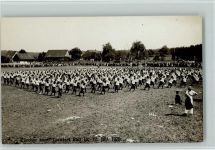 1920 Foto AK Zürcher Turnfest 1920 - Turnen auf dem großen Platz
