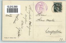 Biglen 1919 Gasthof zum Bären - Gäste Familie vor dem Haus