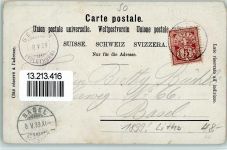 Gempenfluh 1899 Gruss aus - Aussichtsturm, Schloß Angenstein