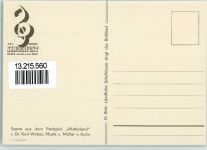 4000 Basel Bâle 1935 Künstlerkarte XXV Sängerfest 1935 - 3. Bild - Szene aus dem Festspiel "Mutterland"