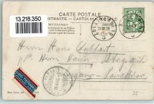 Zollikon Trichtenhausermühle Ort lt. Stempel
