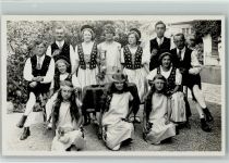 Andelfingen 1919 Sängertag Trachten