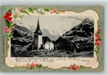 Frutigen 1909 Prägedruck Ort lt. Stempel
