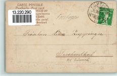 Frutigen 1909 Prägedruck Ort lt. Stempel