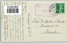 Hilterfingen 1913 Ort lt. Stempel