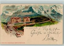 3823 Kleine Scheidegg 1899 Lithographie