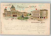 Bern 1899 Parlamentsgebäude Gesellschaftshaus Museum