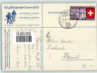 Luzern Eidgenössisches Schützenfest klassischer Sonderstempel Schützenfunker