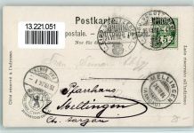 St. Gallen Schützenfest 1904 klassischer Sonderstempel
