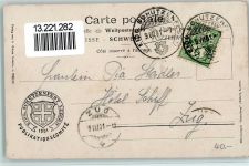 Luzern sign. Rob. Elimiger klassischer Sonderstempel 1901