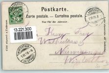 Calvenfeier 1899 Wappen sign. L. Laluz