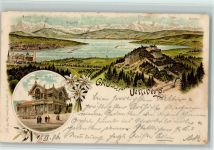Uetliberg Restaurant Uto Kulm Litho 1896