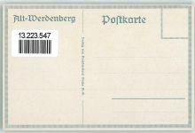 9470 Werdenberg Künstlerkarte Alt-Werdenberg sign Kunz