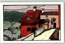 9470 Werdenberg Künstlerkarte Alt-Werdenberg sign Kunz