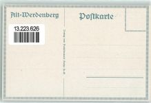 9470 Werdenberg Künstlerkarte Alt-Werdenberg sign Kunz