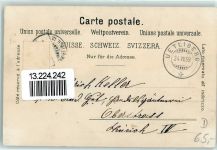 Uetliberg 1899 Restaurant Uto Kulm Hotel Uetliberg Edelweiss Lithographie
