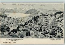 Unterägeri 1906 Aegerisee Kurhaus Waldheim