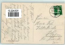 8730 Uznach 1913 Gebrauchsspuren Krankenhaus