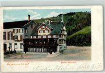 9642 Ebnat-Kappel Gebrauchsspuren Hotel Bahnhof