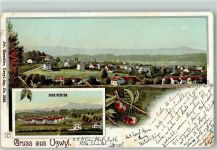 9240 Uzwil 1902 Gebrauchsspuren Neuheim Kirschen