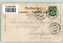 Thalwil 1903 Sängerfest Harfe Engel
