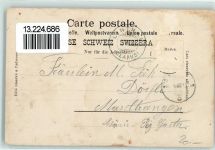 8730 Uznach 1900 Gebrauchsspuren Postgebäude Gasthof Ochsen