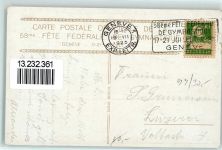 Genève 1925 58me Fete Federale de Gymnastique Turner sign