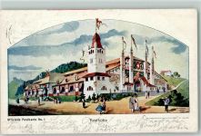 St. Gallen 1904 Eidgen. Schützenfest Festhütte Offizielle Postkarte Nr. 1 sign
