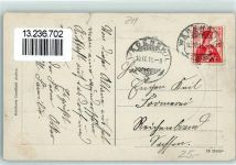 Wädenswil 1911 von der Schlossterrasse gesehen Passepartout