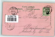 8314 Kyburg 1902 Prägedruck Passepartout