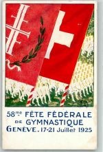 Genève 1925 58. Fete Federale de Gymnastique AK