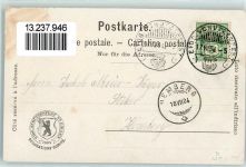 St. Gallen 1904 Offiz. Karte Nr. 6 AK